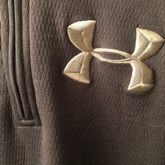 MENS CLASSIC UNDER ARMOUR HALF ZIP CATALYST SWEATER SIZE LARGE - Picture 3 of 8